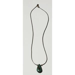 Vintage Royston Turquoise Liquid Sterling Silver Bead Necklace 16"